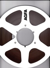 Agfa  Reel to Reel  ¼ Inch Tape  on 10.5"  Metal  Spool  NAB