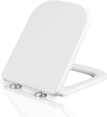 Square toilet seat soft close - seat,