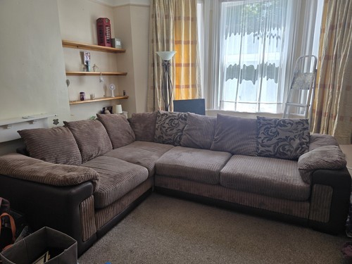 Corner sofa brown from dfs - brown,