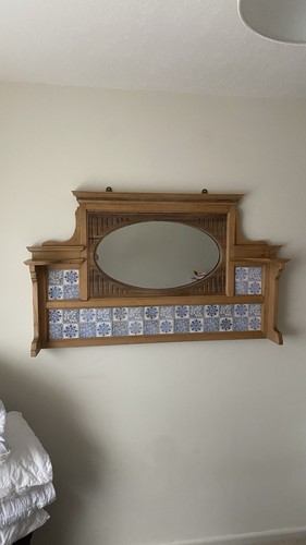 Vintage pine mirrored over - vintage,