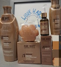 PW Gold white glowing & Radiance body lotion 400 ml + serum+ +Oil +Soap full set