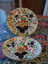 Two Unmarked Coalport Porcelain 1810. one round, one oblong 