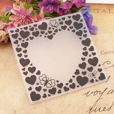 New heart-shaped DIY Paper Cutting Dies Scrapbooking Plastic Embossing Folder