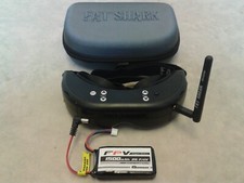 Fatshark Dominator V1 FPV Goggles 5.8GHz RX Battery / RC Drone Plane Quadcopter