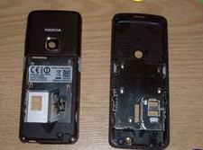 Genuine Nokia 6300 6301 Brown Back Housing Fascia Cover With Mic & Power Socket