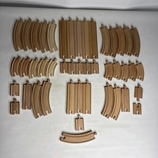 Wooden Train Track Set Of X45