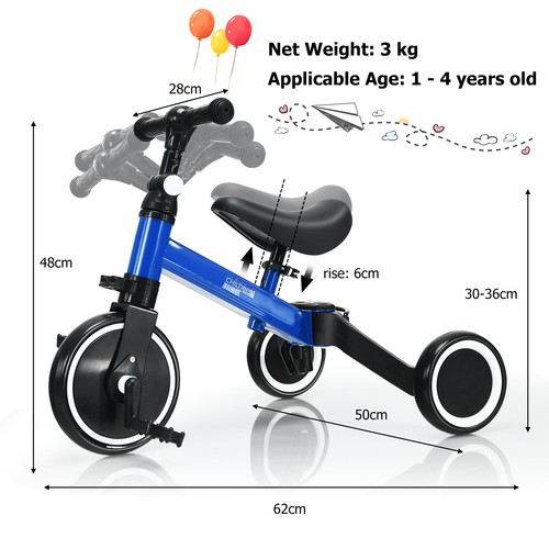 Toddler learning walker 1 - learning, 3-in-1