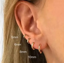18K Gold Plated Surgical Steel
