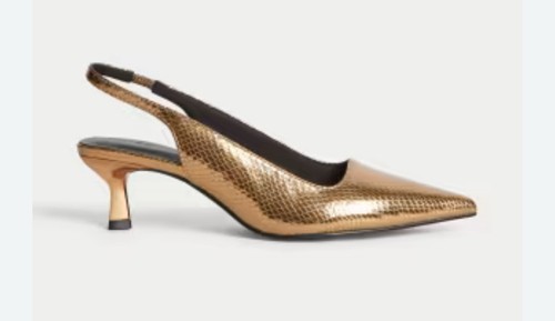 Sling back kitten heel - m&s,