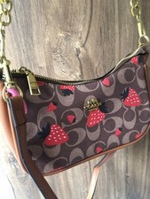 Strawberry Printed Handbag Shoulder Bag Crossbody Bag 