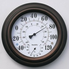 Inside outside thermometer