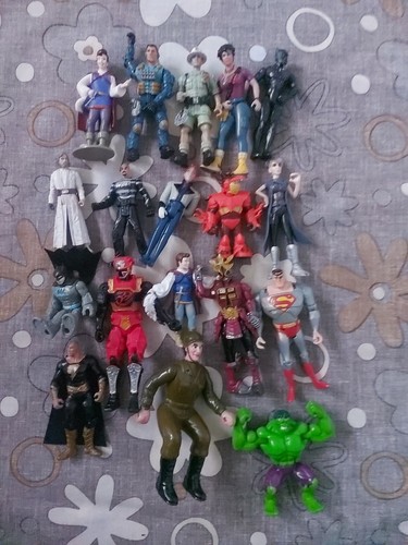 Over action man figures in - over,