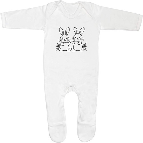 Joyful rabbits baby - 'joyful,