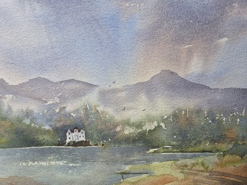 Cumbria original watercolour - cumbria,