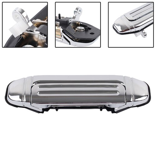 Sturdy chrome door handle - chrome,