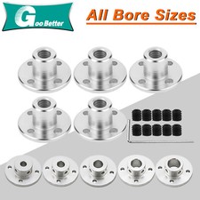 Flange Rigid Shaft Coupling Coupler Collar Clamp Bracket Motor Joint Connector