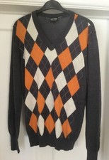 GALVIN GREEN GOLF MEN’S MULTICOLOURED GOLF SWEATER SIZE MEDIUM