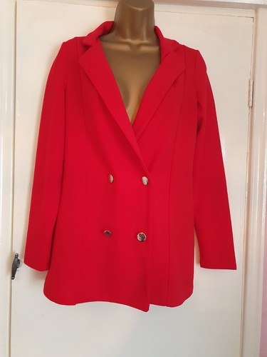 Ladies red jacket blazer size - ladies,
