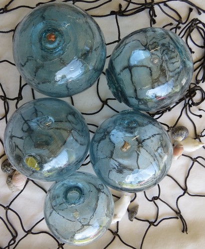 Japanese glass fishing floats - japanese,
