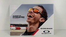 Authentic Valentino Rossi Oakley Jupiter Squared Sunglasses Display Signage Card