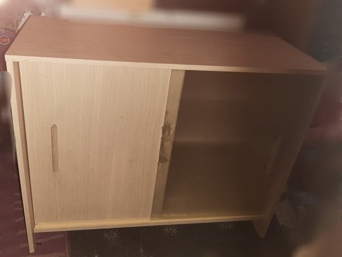 Cabinet with sliding doors - cabinet,
