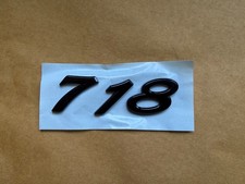 "718" REAR BADGE FOR PORSCHE