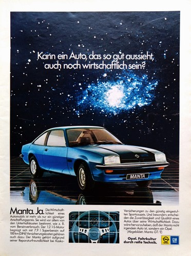 Opel manta original - manta, b,