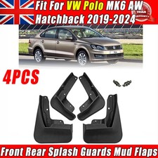 4x Set For VW Polo MK6 AW Hatchback 2019-2024 Front Rear Mud Flaps Splash Guards