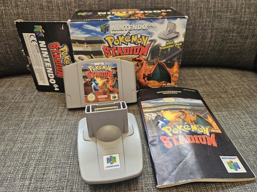 N64 pokemon stadium game with - stadium,