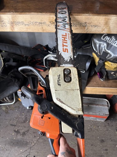 Stihl 025 petrol chainsaw - chainsaw, good