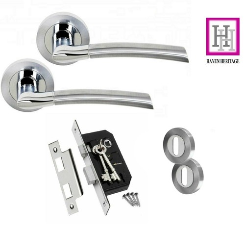 Door handles chrome satin - door,