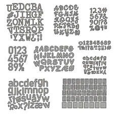 Numbers Letter Symbol Metal Cutting Dies Stencils Scrapbooking Paper Card Craft