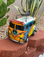 Colorful Metal Camper Van