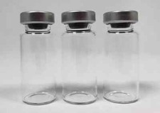 THREE 10ml CLEAR EMPTY sterile