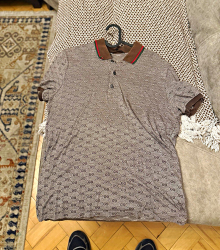 Gucci men grey logo pattern - gucci,