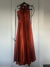 Azazie Burnt Orange Bridesmaid