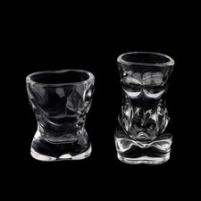 1PC New Unique Beer Cup Funny Men Women Body Shaped Transparent Wine Glass