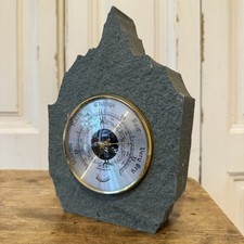 Vintage Slate Barometer Freestanding Untested Daymaster