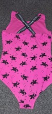 Hot Pink Young Girls Swimming