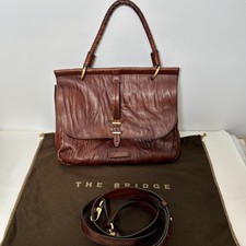 Vintage The Bridge Brown Leather Handbag