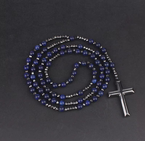 Lapis lazuli black hematite - lazuli,
