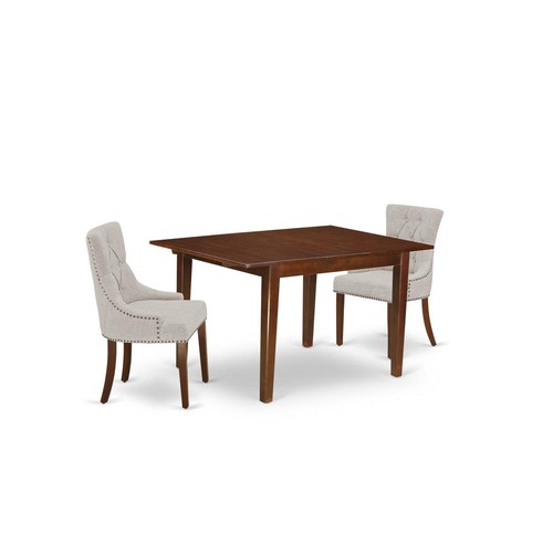 Dining room set - room, mahogany