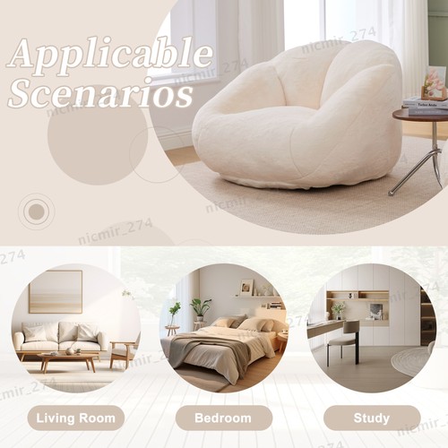 Adult bean bag chair - faux, fur