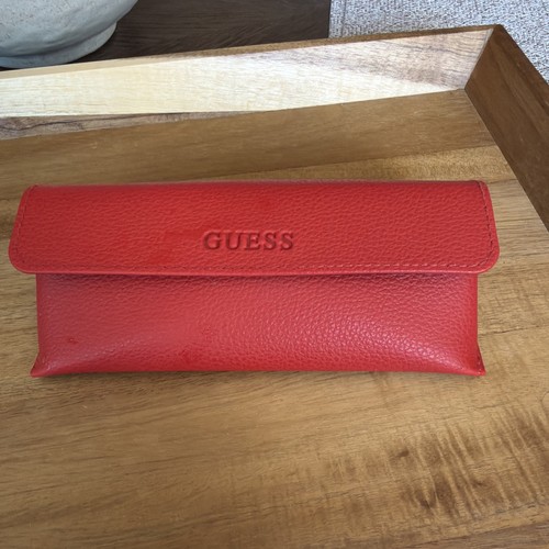 Guess red faux leather - faux,