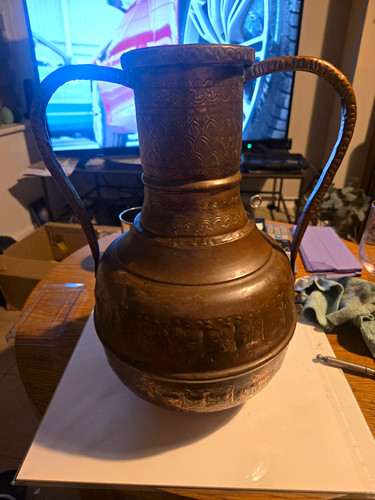 Large antique hand beaten - large,