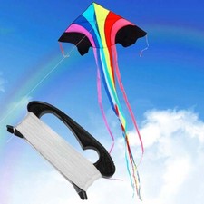 100 Meters Flying Kite Line String with Shape Winder Handle Board Outdoor Sports