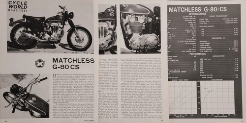 1963 matchless g80cs - 1963,