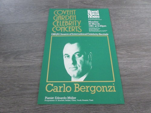 Carlo bergonzi 1981 - bergonzi, celebrity