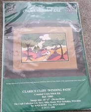 The Craft Collection Ltd, Clarice Cliff Winding Path Counted Cross Stitch Kit.