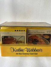 Vintage Recipe Collection  "Kathie Webber's All-Star Cookery Card Club"  1970s.